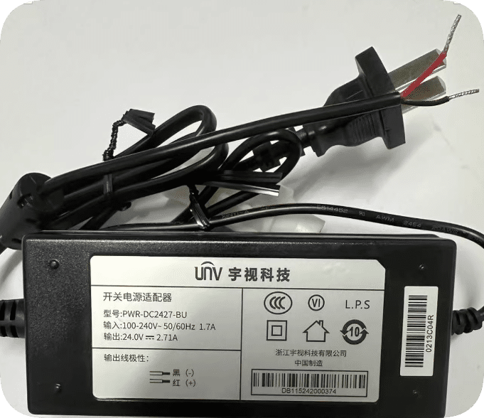 *Brand NEW*DC24V 2.71A 2.5A Uniview Technology camera power adapter PWR-DC2427-BU surveillance ball technology